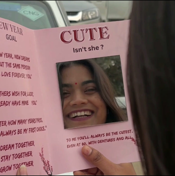 Future Wife Mirror Card